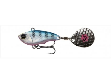 Savage Gear Wobler Fat Tail Spin Sinking Blue Silver Pink 6,5cm 16g