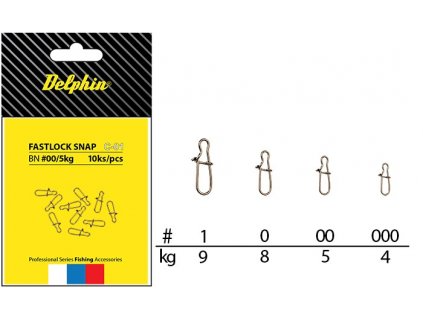 Delphin Fastlock Snap C 01 10ks BN/000