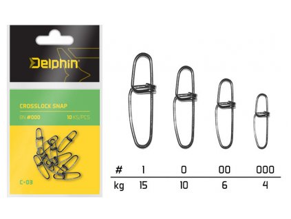 Delphin Crosslock Snap C-03/10ks BN/0
