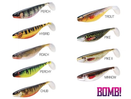 Delphin Umělá nástraha Bomb! Hypno 2ks 13cm/3D CHUB