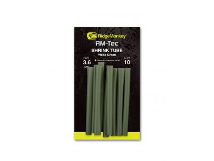 RidgeMonkey Smršťovací hadička RM-Tec Shrink Tube 3,6mm Silt Black 10ks