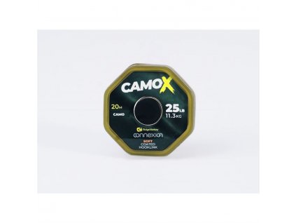 RidgeMonkey Šňůrka Connexion CamoX Soft Coated Hooklink 20 m 25lb