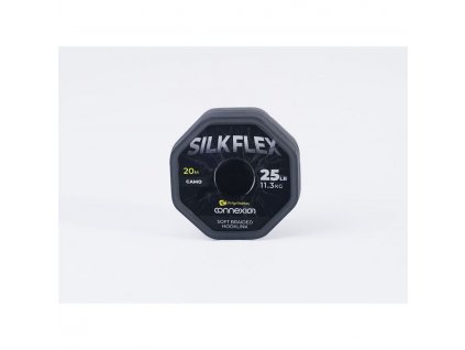 RidgeMonkey Šňůrka Connexion SilkFlex Soft Braid 25lb 20m