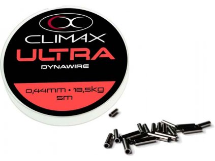 CLIMAX Vázací DYNAWIRE 5m 0,29mm 9,5kg 20ks + crimps