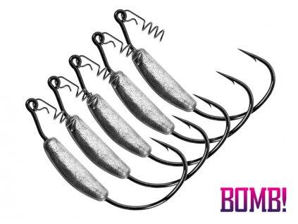 Delphin Háček BOMB! HeavyShank / 5ks 7g-5/0