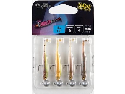 Fox Rage Gumová Nástraha Ultra UV Micro Tiddler Fast Mixed Colour Loaded Lure Pack 5 cm 4
