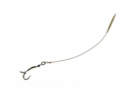 Carp´R´Us Hotový návazec Ready Ronnie rig Strip-X Mat Brown 25lb vel.6 2ks