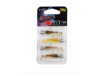 Fox Rage Gumová Nástraha Micro Spikey Fry Mixed UV Colour Pack Loaded 4cm