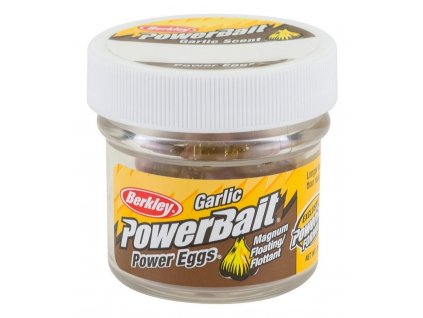 Berkley PowerBait Power Clear Eggs Floating Clear Gold-Natural Garlic