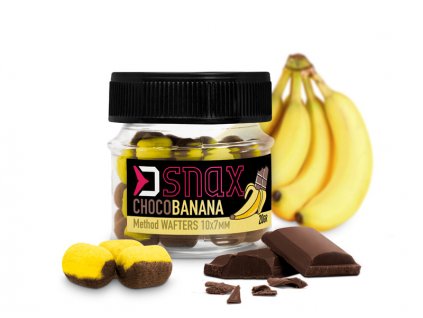 Delphin Nástraha D SNAX WAFT Čokoláda-Banán 7x5,5mm 20g