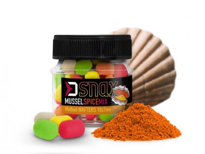 Delphin Nástraha MIX D SNAX WAFT Mušle-Koření 10x7mm 20g