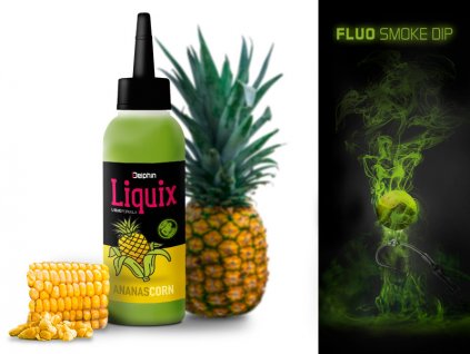 Delphin Fluo dip D SNAX LiquiX Kukuřice-Ananas 100ml