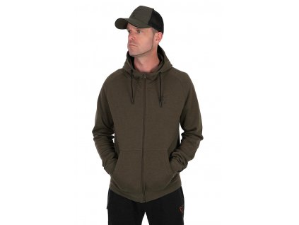 Fox Mikina Collection LW Hoody Green & Black vel. L