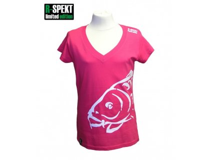 R-Spekt Tričko Lady Carper růžové vel. 3XL