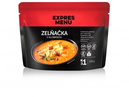 Expres Menu Zelná polévka s klobásou 1porce 330 g