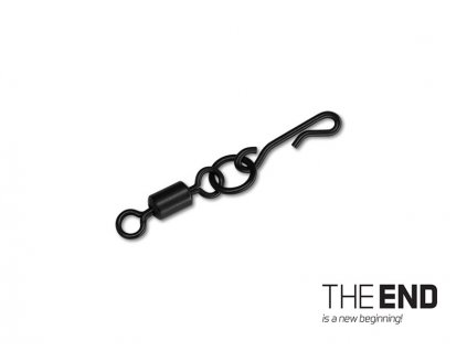 Delphin Obratlík s kroužkem a rychloklipem THE END Q-Cast 10 ks #4 20kg