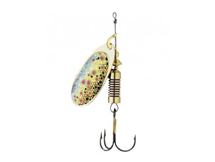 DAM Třpytka Effzett Nature 3D Spinner Brown Trout 10g vel. 4