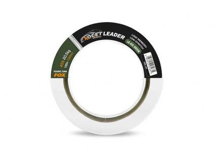 Fox Vlasec Exocet Pro Low Vis Green Leader 0,60mm 45lb 20,5kg 100m