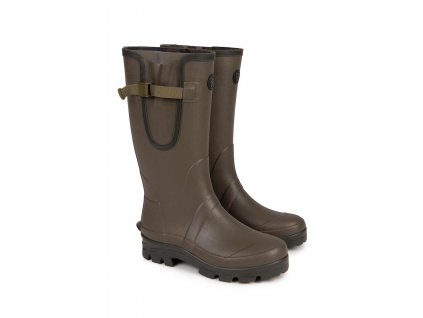 Fox Holínky Neoprene Lined Camo Khaki Wellies vel. 46