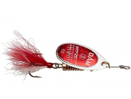 DAM Třpytka Effzett Standard Spinner Dressed Reflex Red 6g vel.3