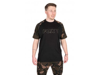 Fox Tričko Black Camo Outline T-Shirt vel. 2XL