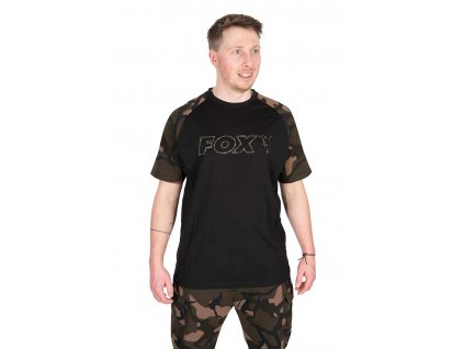 Fox Tričko Black Camo Outline T-Shirt vel. 3XL