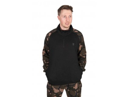Fox Mikina LW Black Camo QTR Zip vel. XL
