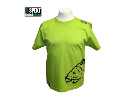 R-Spekt Dětské tričko Carper kids pistáciové  vel. 3/4 let