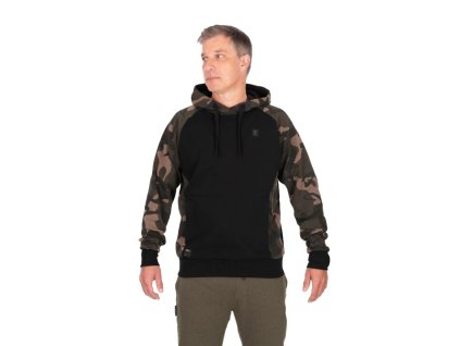 Fox Mikina Black/Camo Pullover Premium 310 Hoodie vel. L