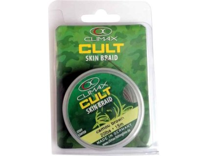 CLIMAX šňůra Skin Braid Camou Brown 15m 30lb