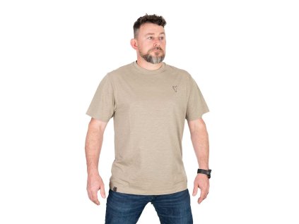 Fox Triko LW Khaki Large Print T vel. S