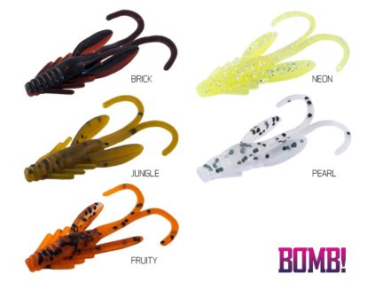 Delphin Umělá nástraha BOMB! Nympha 10ks 2,5cm/PEARL