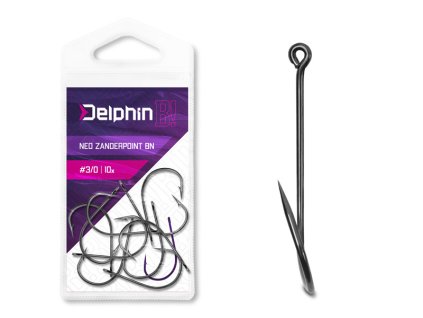 Delphin Háček B! NEO ZanderPoint BN 10ks 2/0