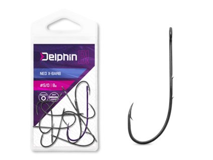 Delphin Háček na čeburašku B! NEO X-BARB 8ks 1/0