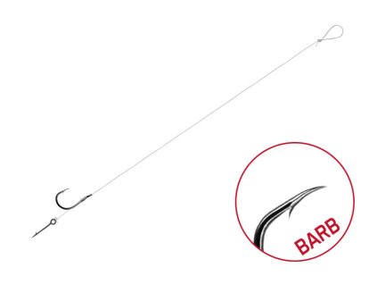 Delphin  Feederový návazec FLR Sting 6ks 8cm 0,25mm BARB #6 Sting 7mm