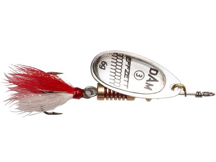 DAM Třpytka Effzett Standard Spinner Dressed Silver 6g vel.3
