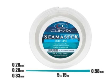 CLIMAX Haruna Surf 5x15m 0,33-0,58mm