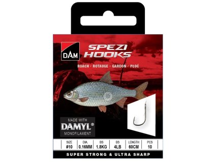 Dam Návazec Spezi Roach vel.14 60 cm 10 ks 0,14 mm 1,5 kg