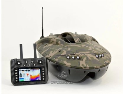 VMTech Zavážecí loďka EchoPilot 10Ah, Camo