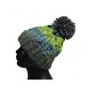 R-Spekt Kulich MAXI PomPom beanie šedozelený