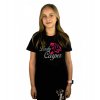 R-Spekt Dětské tričko Ladies black vel. 3-4 let