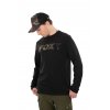 Fox Triko Long Sleeve Black/Camo T-Shirt vel. 2XL