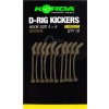 Korda Rovnátka Kickers D Rig Brown 10 ks vel. M