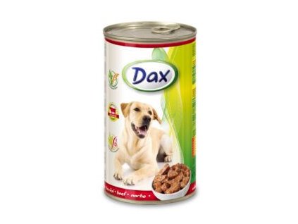dax dog can 1240g with beef