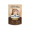 club 4 paws premium plus selection hrana umeda pentru pisici bucati de vitel in jeleu de legume 12x80g 455183