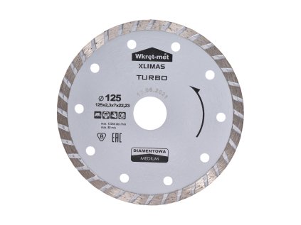 Turbo diamantový kotouč 125x2.3x22