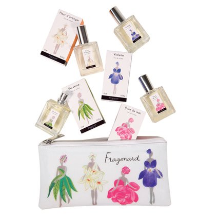 Femmes Fleurs Pouch , Fragonard, set toaletních vod , 4 x 15 ml
