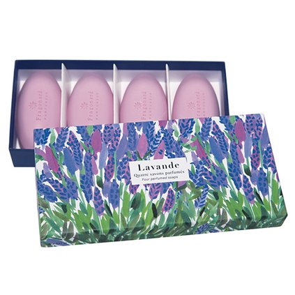set of soap lavande mini