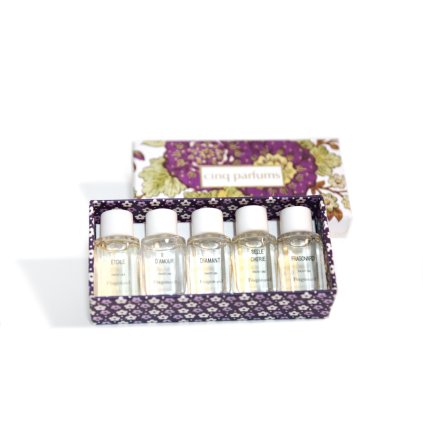 KOLEKCE 5 PRAVÝCH PARFÉMŮ, FRAGONARD, 5 x 2 ml