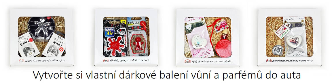 Dárkové balení vůní do auta